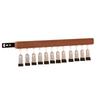 Punch Free Wooden Hats Hanger 8/12 Clips Clothes Drying Rack Wall Mounted Hat Holder  for Home