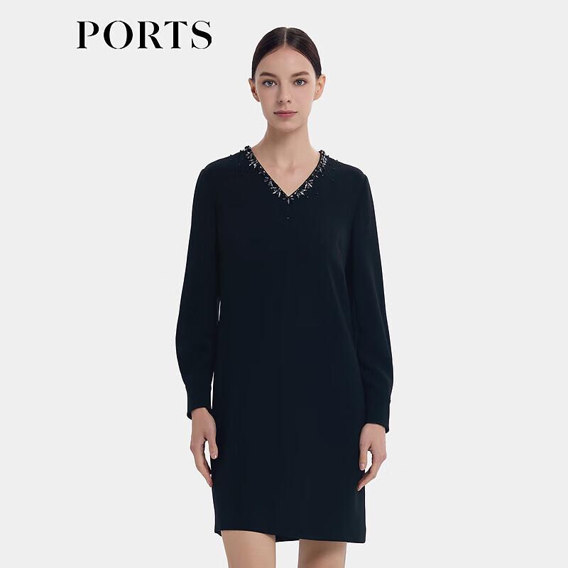 PORTS Women's Early Autumn V-Neck A-Line Dress