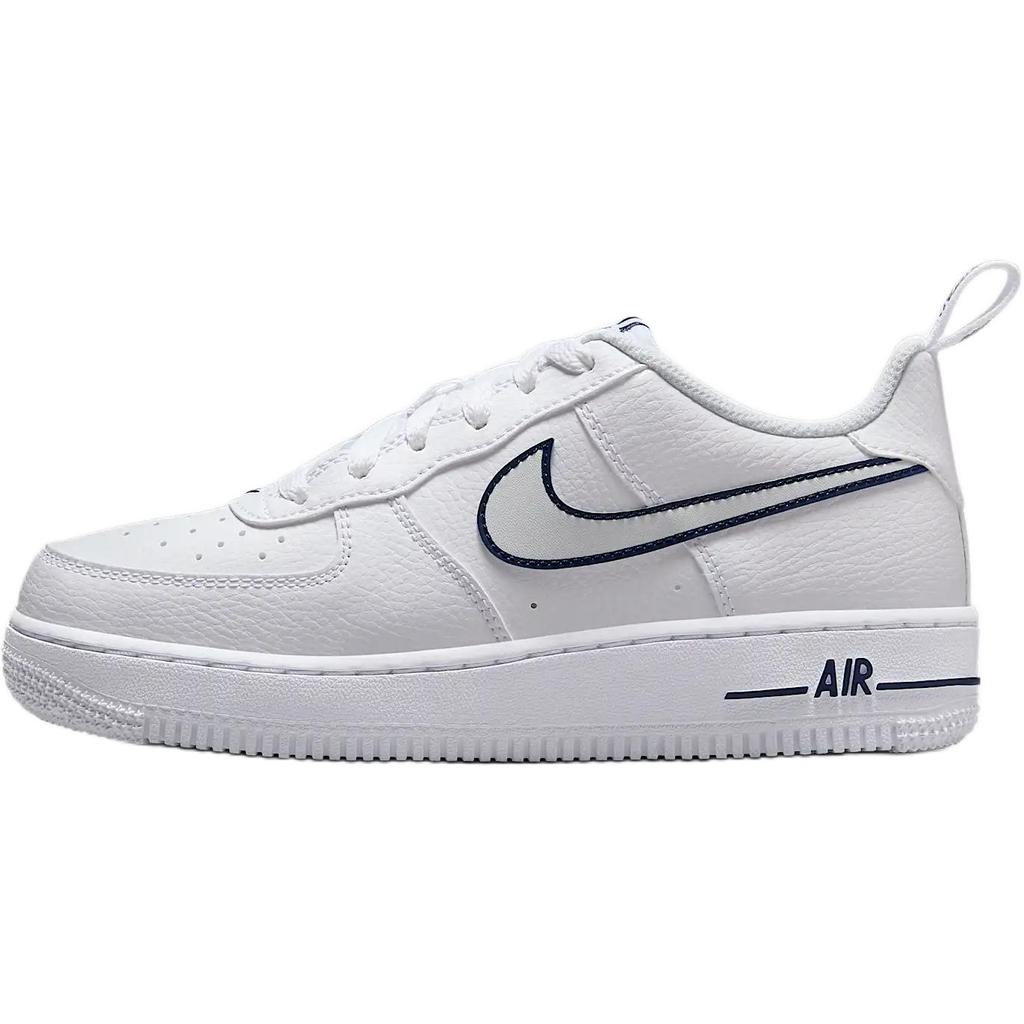 Nike Air Force 1 Lv8 Leather Versatile Comfortable Durable Low Top Casual Shoes Kids sneaker White IB2883-100