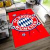 FC Bayern München Fußball Wappen Teppich Perfekt für Spielzimmer Schlafzimmer Balkon Flur Rutschfester Teppich Anime Büro Dekoration Am besten für Weihnachten