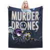 Murder Drones Throw Blanket for Couch Cool Doorman Soft Cozy Plush Blanket 50x60 Inches Multi-size Bedspreads for All Seasons