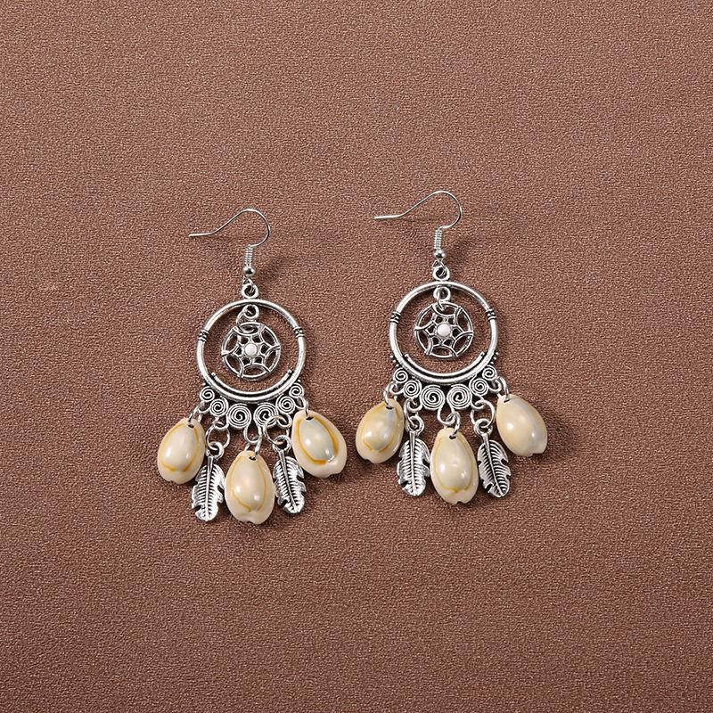 Handmade Retro Bohemian Ethnic Tassel Earrings for Women, Long Thai Style