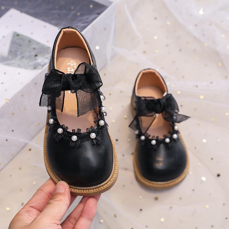 Girls' princess shoes 2025 spring and autumn new white children's small leather shoes girls' dress soft-soled shoes women's treasure single shoes