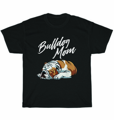 NIEUW Engelse Bulldog Mama Bull Dog Huisdier Puppy Liefhebber T-Shirt Unisex Grappig T-shirt Cadeau