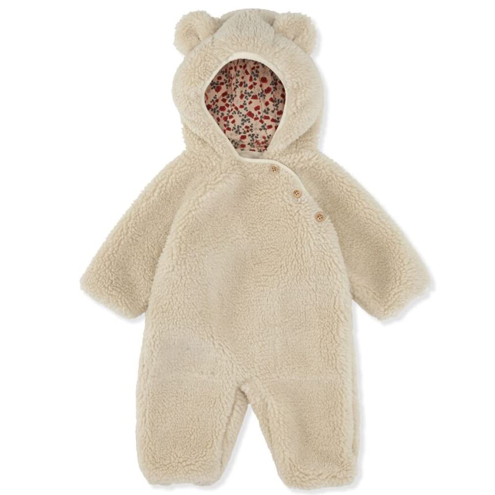Baby Newborn Baby Cold Weather Clothing [kalavika] Clothes, Rompers, Bear, Hooded, Fluffy, Jumpsuit, Boys, Girls, Coveralls, Clothes, 60, 70, 80, 90,