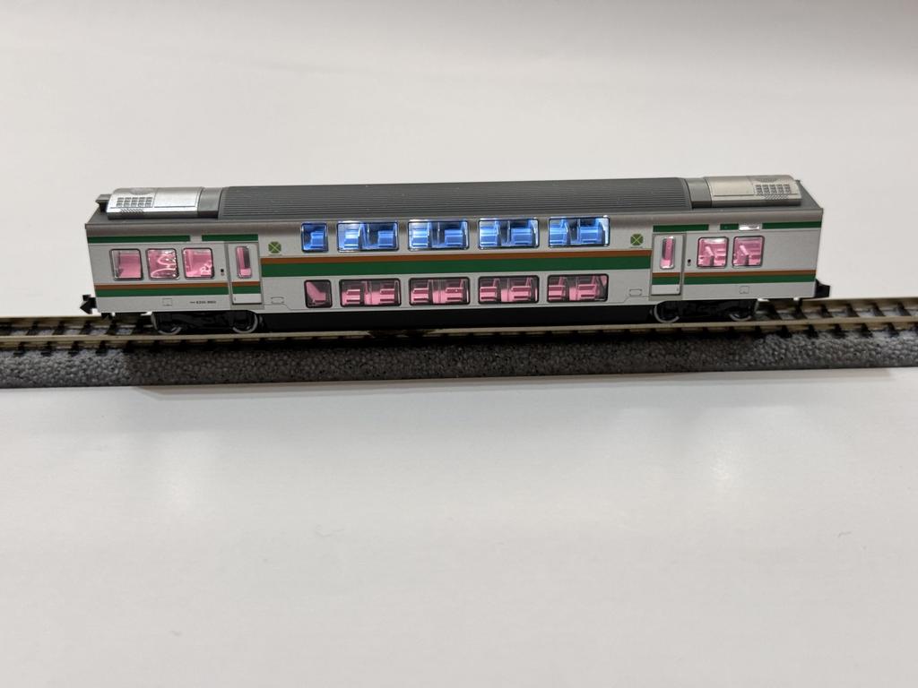 Dioramover Constant Brightness Interior Compatible with and Popondetta Daylight White N Lighting, 1-Car Set, Tomix, Greenmax, Microace, Trains,