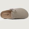fashion Shevalues New Fashion Men's Leather Clogs Slippers Classic Cork Slippers Women Clogs Mules Outdoor Beach Sandals Casual Slides