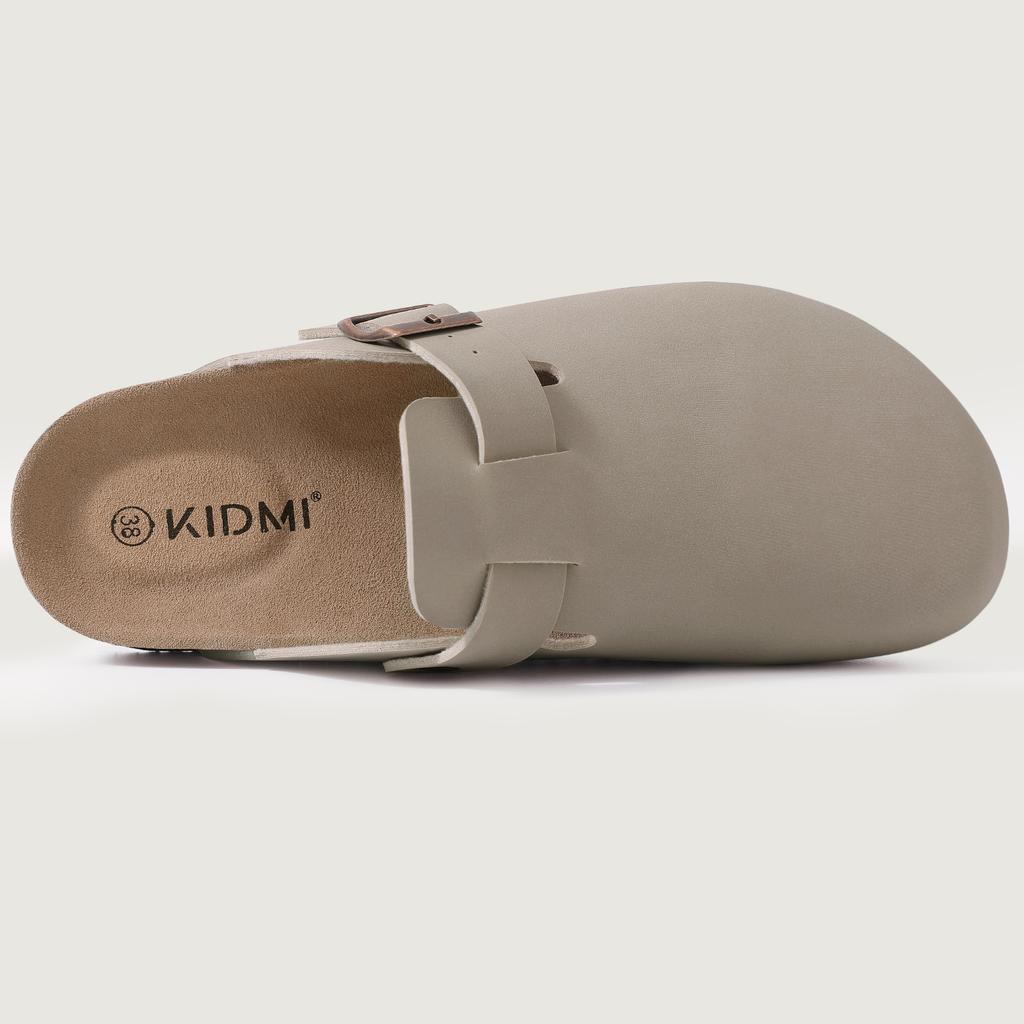 fashion Shevalues New Fashion Men's Leather Clogs Slippers Classic Cork Slippers Women Clogs Mules Outdoor Beach Sandals Casual Slides