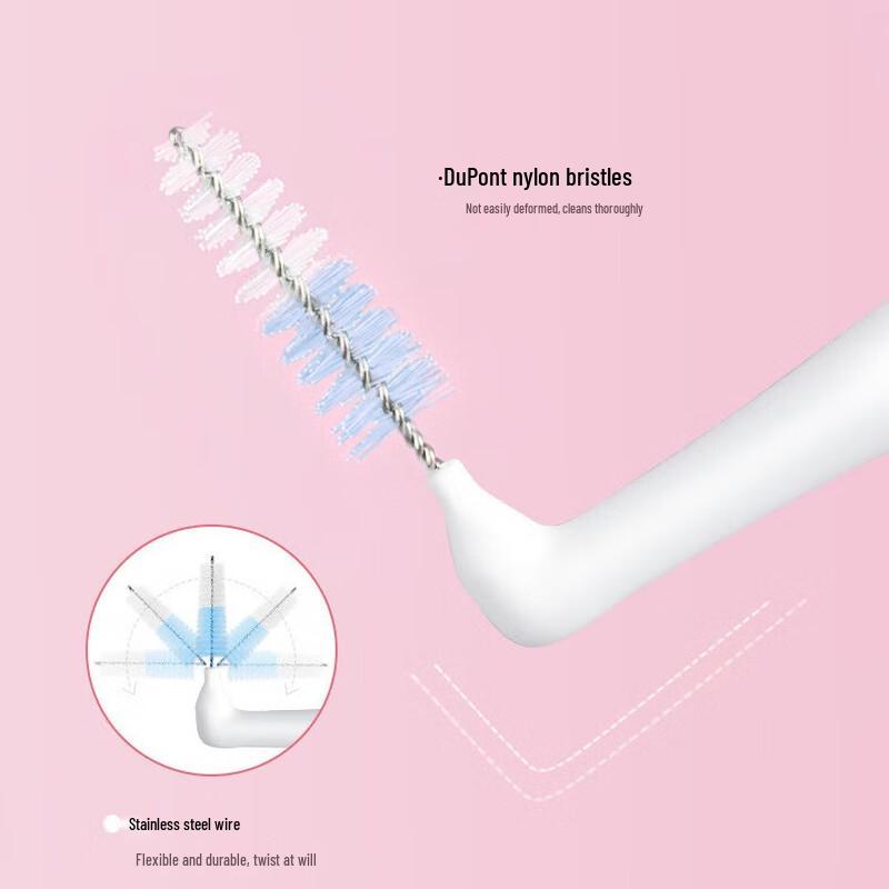 Deer Mama L-Shape Interdental Brushes (0.7mm, 10 Pack)