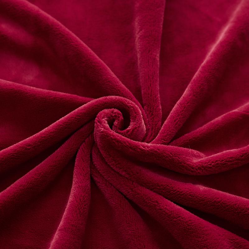 Winter Warm Coral Fleece Fitted Sheet Elastic Mattress Cover Couple Thick Bed Linens Luxury Double Bed King Size 150x200