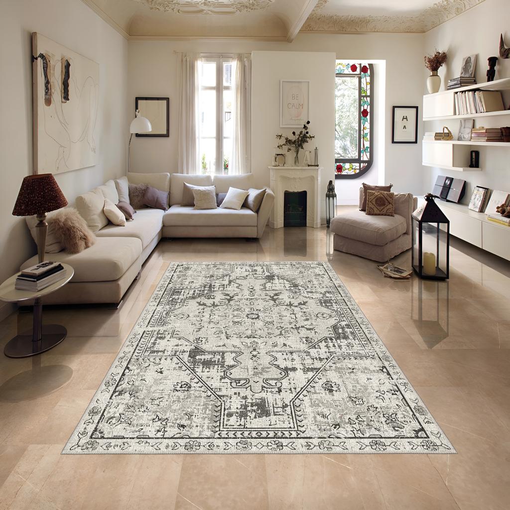 Decorative Area Rugs, Rugs For Living Room, Machine Washable Rug, Non Slip Rug
