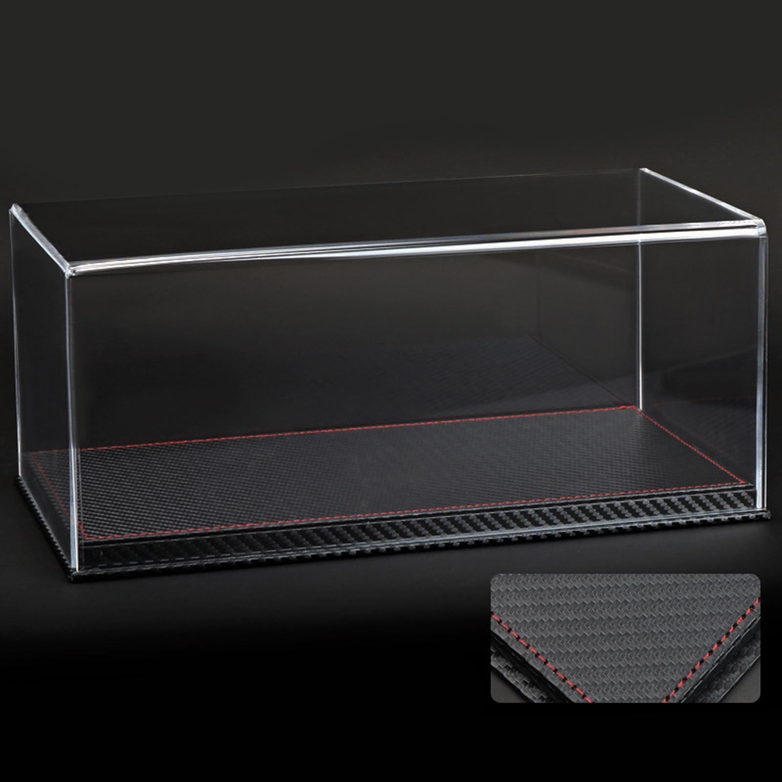 

Acrylic Display case show case With black PU Leather Base For 1/18 RC Car Model FOR RC Trucks Models Collection Suitable models
