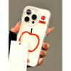 Graffiti Red Lines Suitable for Apple 16 Promax Mobile Phone Case IPhone 15 Women 14 High-end Sense 13 Anti-fall