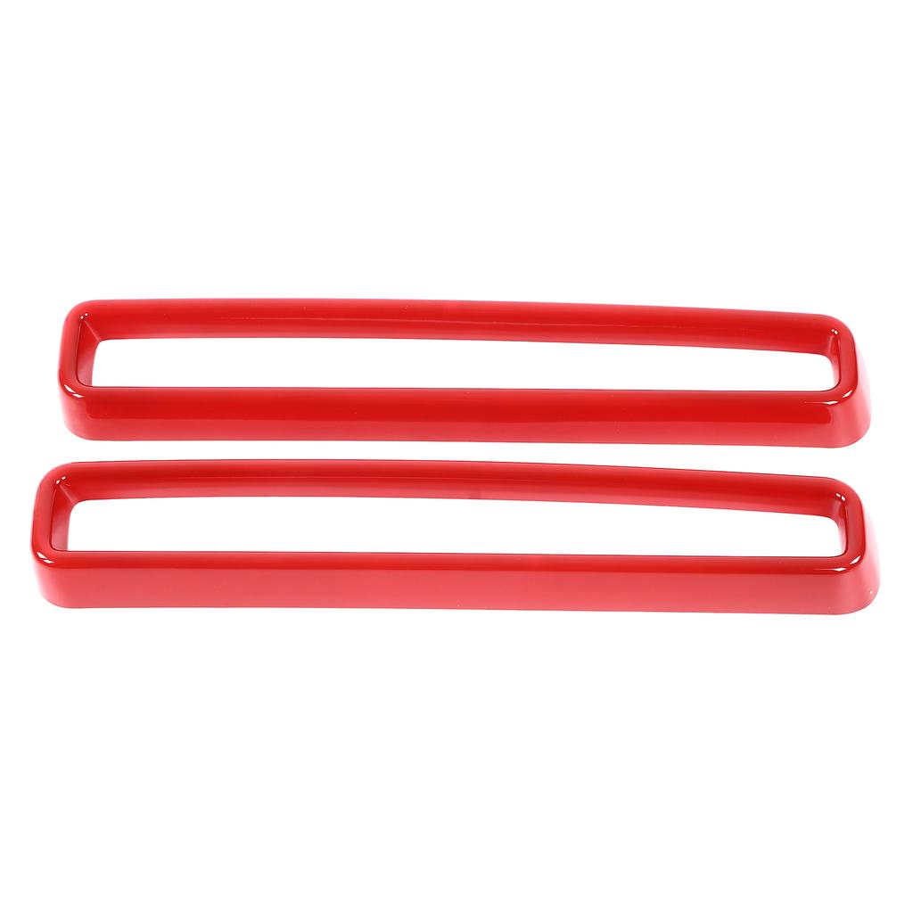 2 Pcs Front Grille Cover Trim Car Adaptations Replacement for     2015‑2021