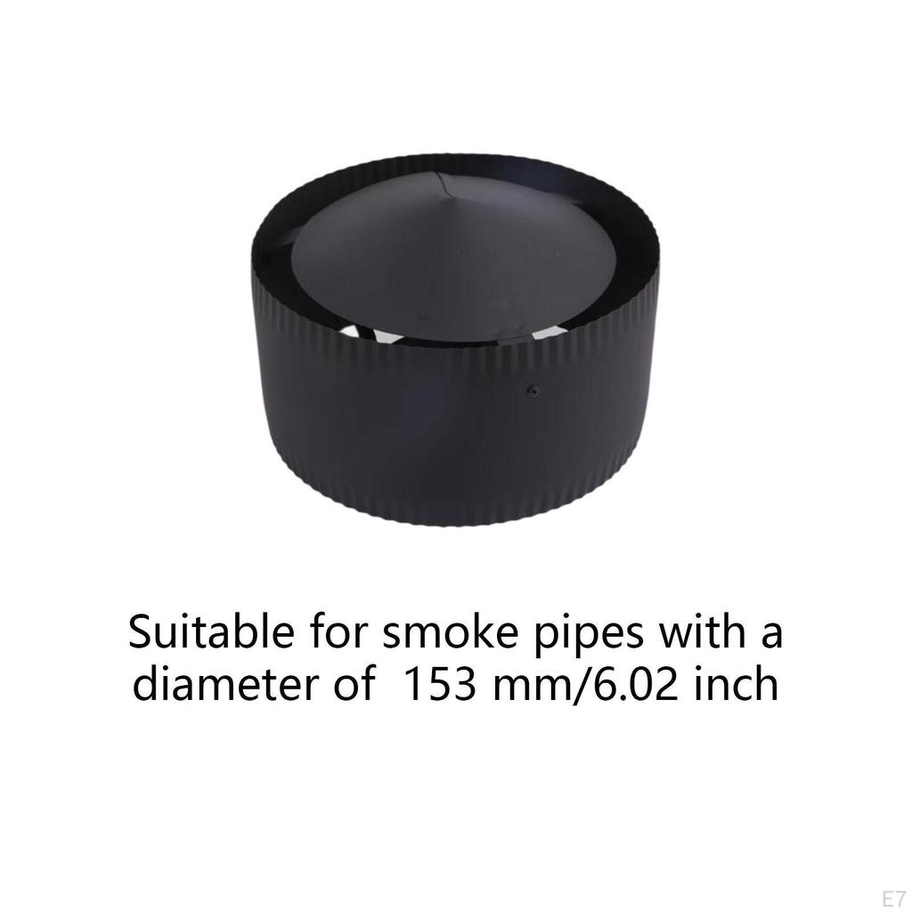 Chimney Cap Cover Easy to Install Protective Windproof Rainproof Snow Dust Protection Roof