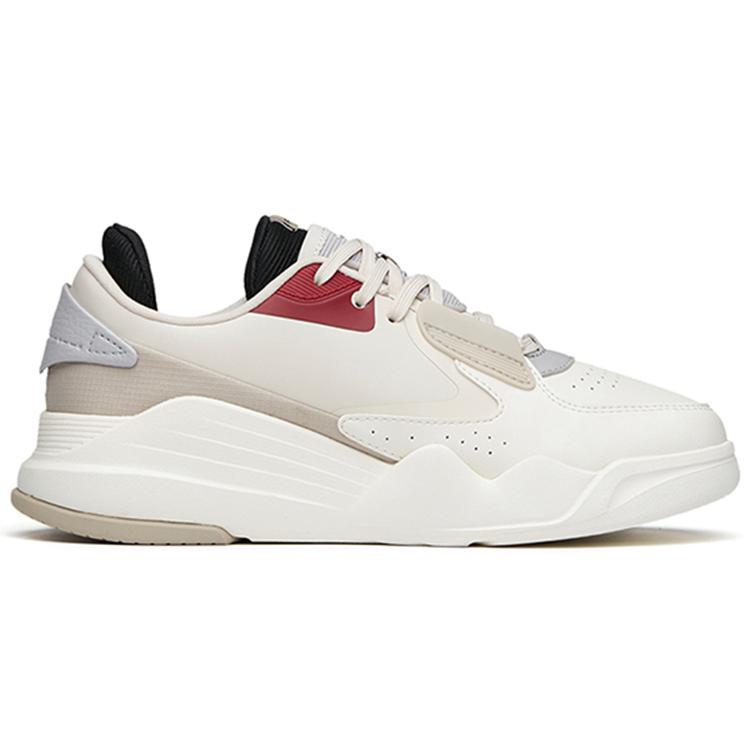 New Anta Life Collection Low-Top Skateboard Shoes Women's White Gray 122148092R-2