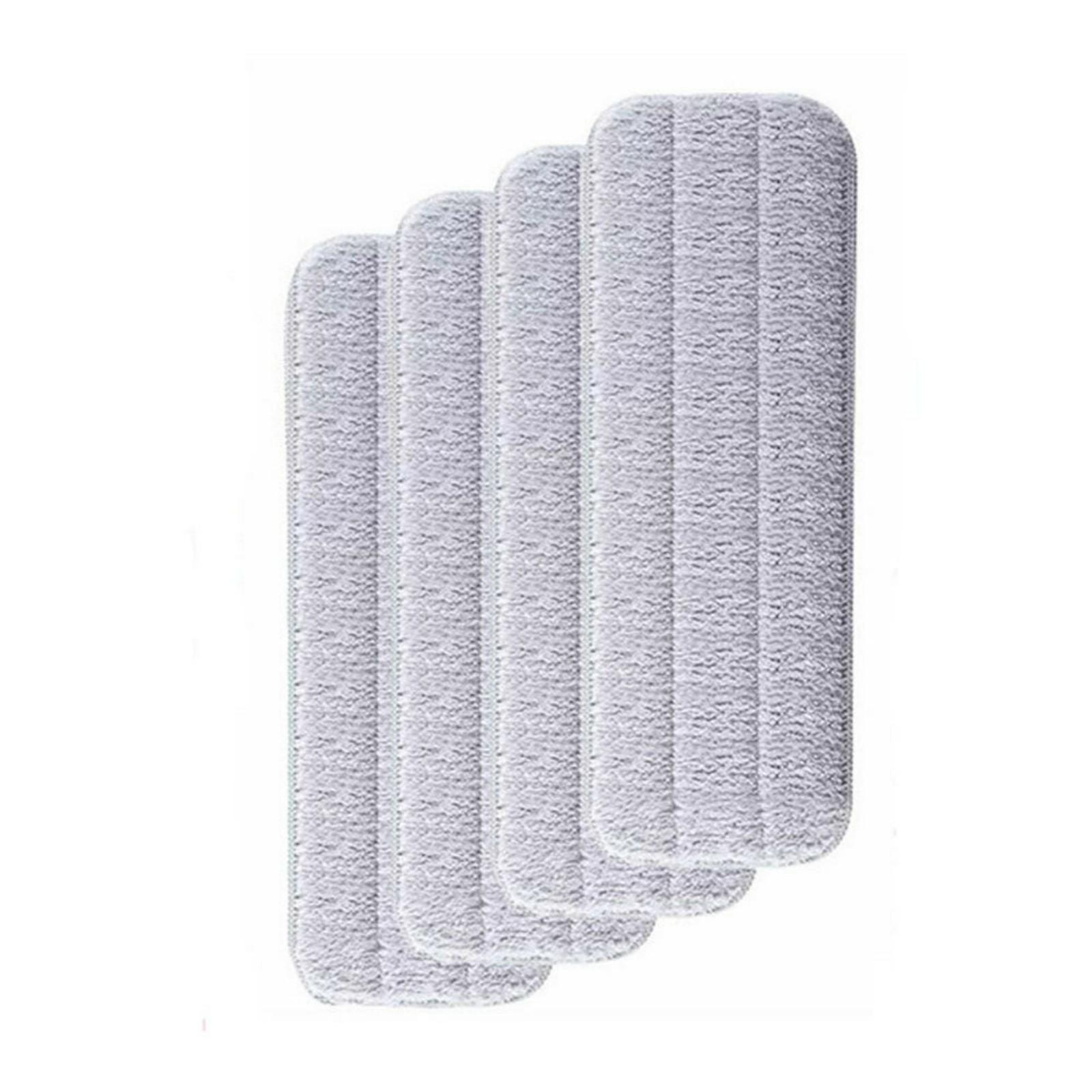 

4 шт. Сменные насадки для швабры с вращением на 360 градусов для полов из твердой древесины, высокоабсорбирующая чистящая ткань, аксессуары для швабры для воды