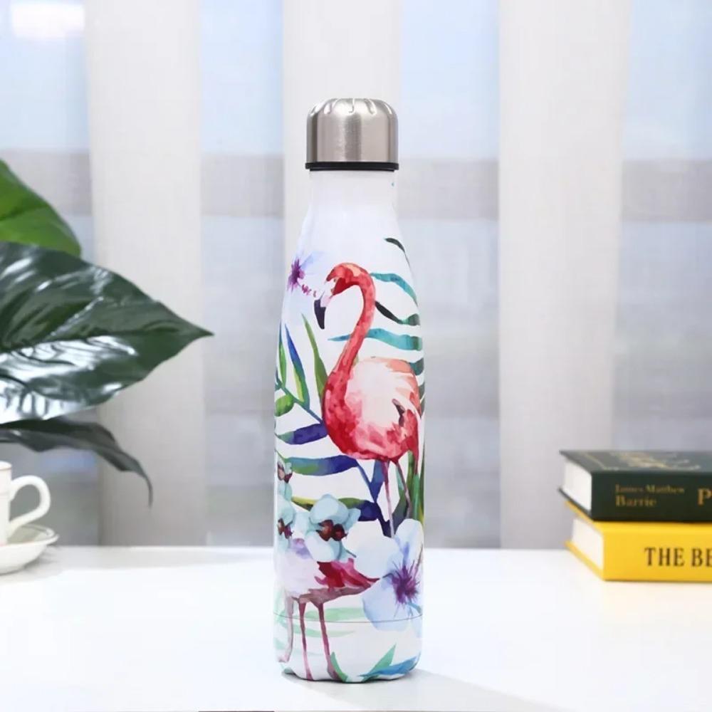 

500 мл спортивная бутылка для воды, гальваническая чашка для кокса, нержавеющая сталь 304, вакуумная изоляция, предметы для напитков, посуда для напитков, индивидуальная посуда 500ml