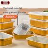 Contenedores de Comida Desechables de Papel de Aluminio de 1800 ml