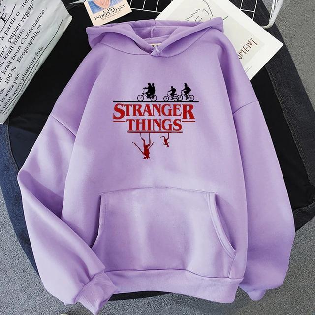 Buy Stranger Things Hoodies Women Long Sleeve Casual Streetwear