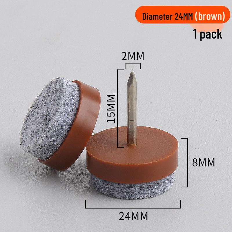 Thickened Silent Anti-slip Furniture Floor Pads: Moisture-proof Felt Nail Protectors for Tables, Chairs, Sofas, Cabinets.