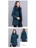 Women's Mid-Length 2025 Winter White Duck Down Jacket - High-end Korean Style, Slimming, Thickened Coat