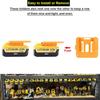 Battery Holder Storage Rack for Dewalt 20V 60V Battery Dock Holder Fit Wall Mount Battery Dock Warehouse Factory Truck Toolbox