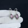 Amazing Pink Kunzite Gemstone Earrings, 925 Sterling Silver Earring, Handmade Boho Silver Jewelry Dangle Earrings, Engagement Gift
