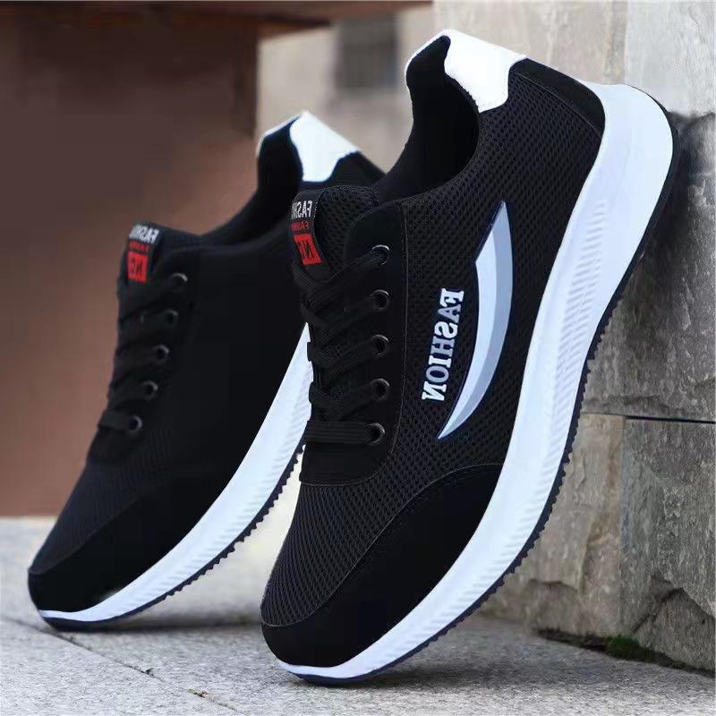 Pappa Herrskor Höst Ny Mode Stor Storlek Casual Sportskor Herr Trendiga Mesh Andningsbara Herrskor