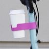 Light Weight Bike Cup Rack Folding Bicycles Cup Holder Quick Clip On Design for Mountain Biking Cycling Drink Holder