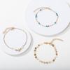 3 Pieces Set Of Women'S Alloy Anklet Fashion Simple Animal Popular Elements Disc Anklet