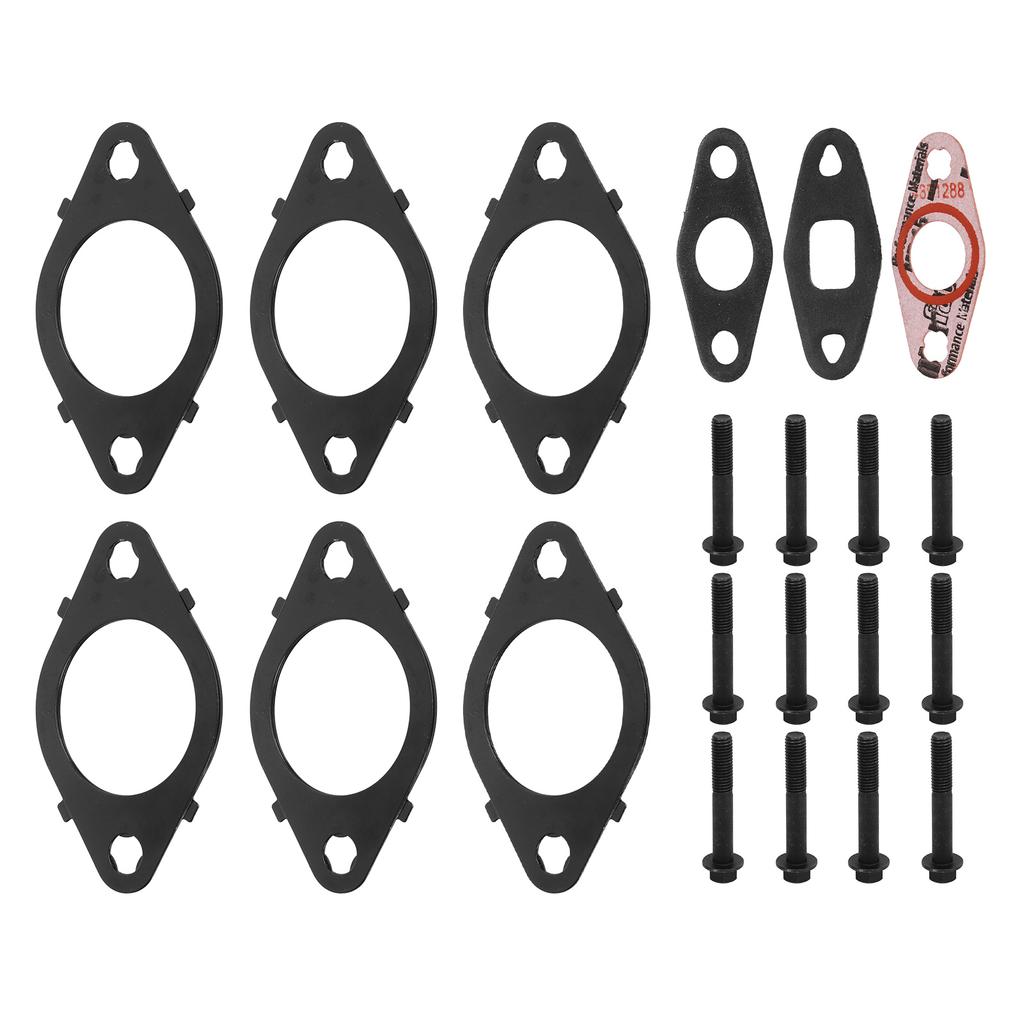 Auspuffkrümmerdichtung mit Schrauben Metalllegierung 3937479 für Cummins ISL QSL ISC QSC 8.3L 8.9L