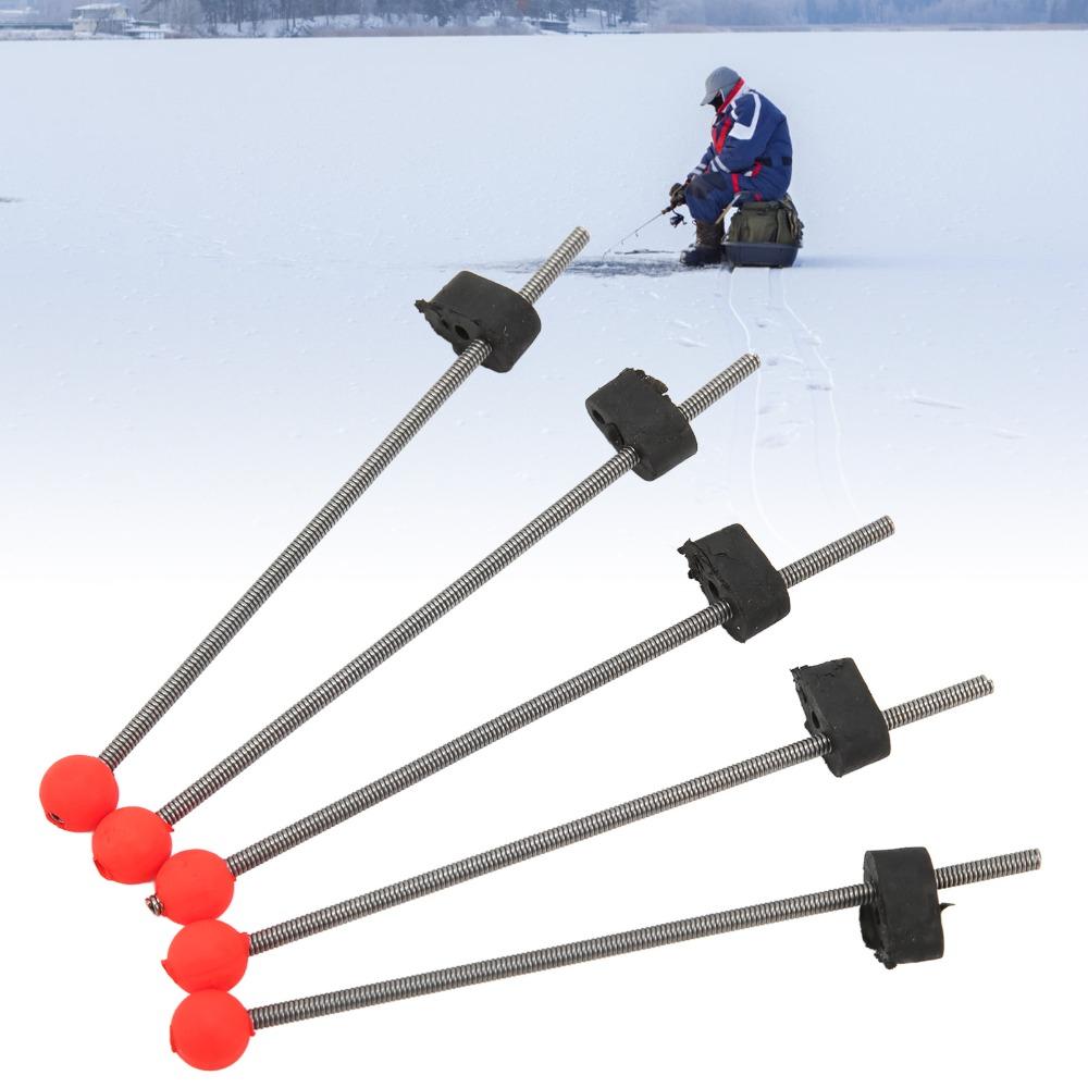 5PCS EVA Fishing Rod Tip Stainless Steel Ice Fishing Pole Tip Ice Fishing Rod Tip Ice Fishing