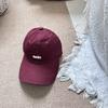 American Casual Vintage Letter Embossed Baseball Cap With Curved Brim For Women And Men