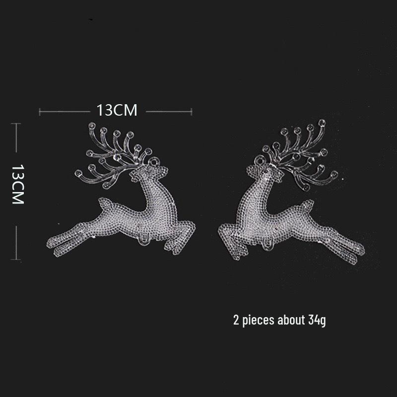 Hot-Selling Acrylic Snowflake String Icicle Christmas Tree Decor