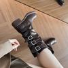 Trend Boots Children 2025 Autumn and Winter New Retro Belt Buckle Short Boots Women's Western Style Niche Stacking Boots