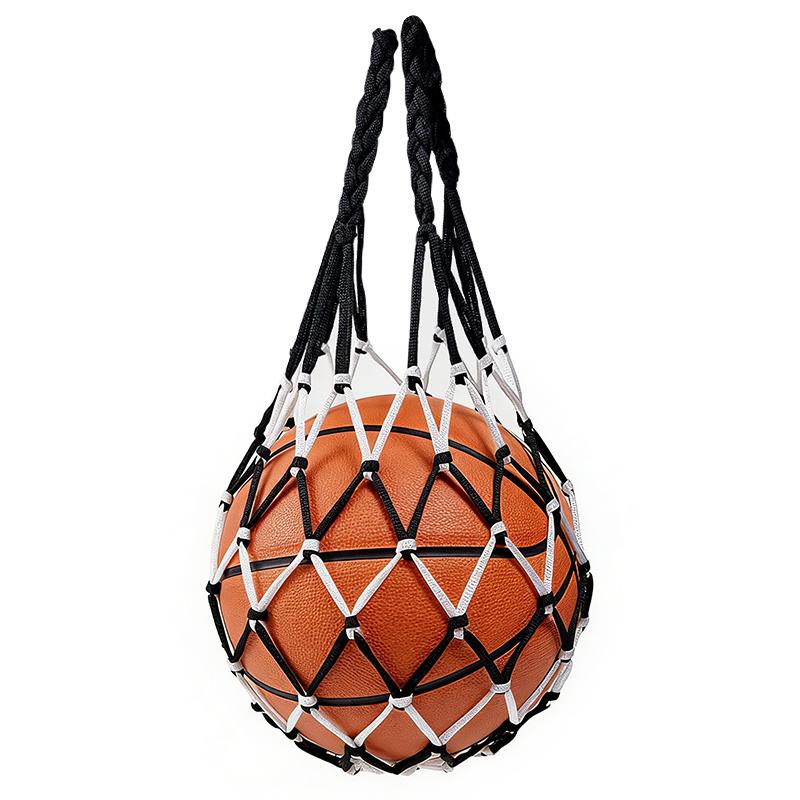 Football Net Bag Nylon Bold Storage Single Ball Carry Portable Equipment Outdoor Sports Soccer Basketball Volleyball