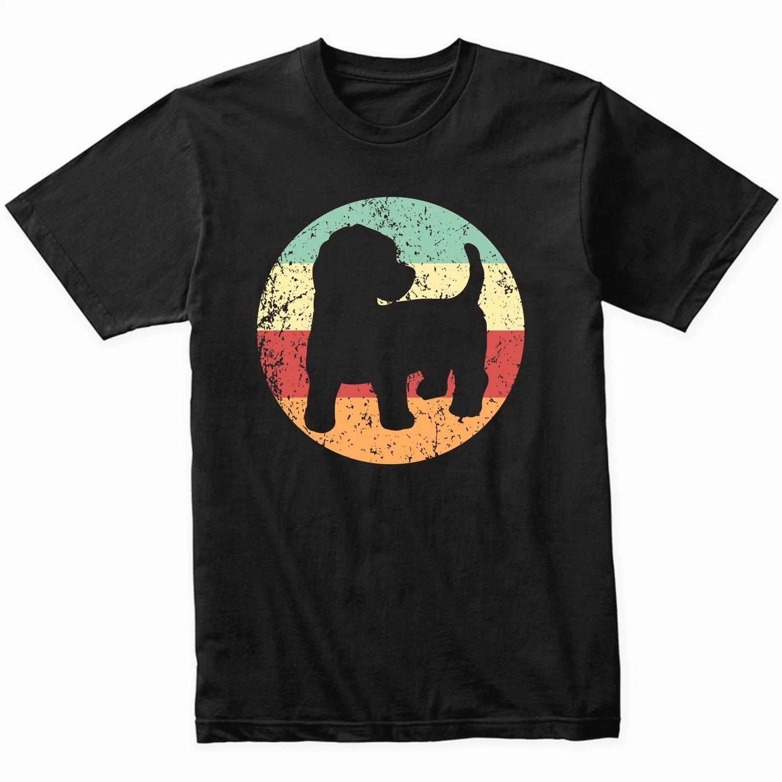 Retro Cockapoo Dog Breed Icon T-Shirt - Retro Colors XL