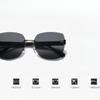 Vintage Rimless Sunglasses Gradient Sunglasses Women Shades Fashion Eyewear Frame Sun Glasses