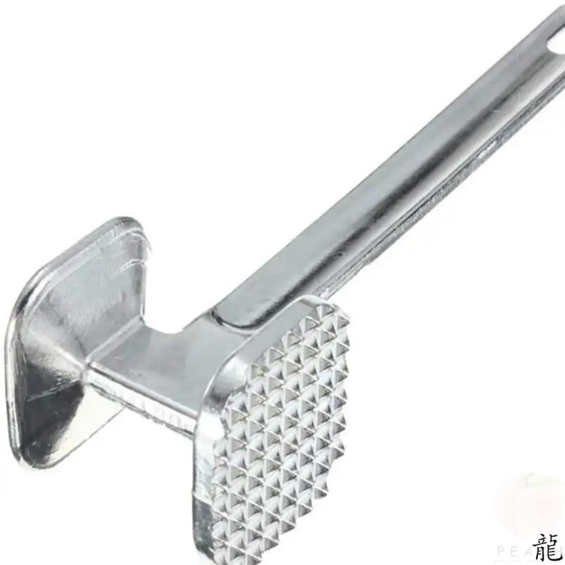Meat tenderizing hammer tool for pounding beef, chicken, and pork | Aluminum alloy kitchen meat mallet tool
