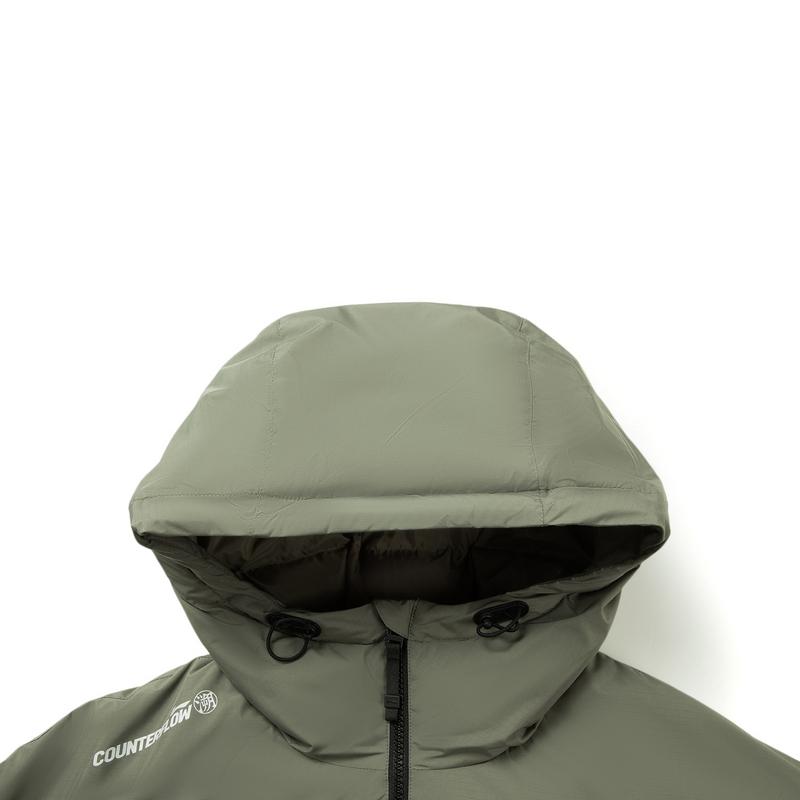 Li Ning Outdoor CF Tracing Duck Down Long Down Jacket Men's Gray AYMV609-1