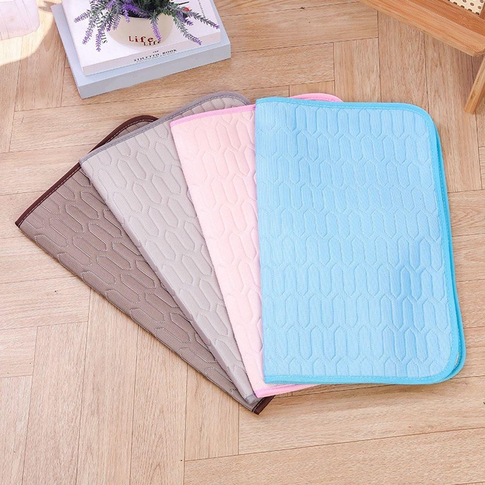 Non-Slip Pet Ice Pad Bite Resistant Pet Sleeping Pad Comfortable Dog Cooling Mat Summer
