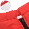 Waterproof Reflective Red Dog Coat with Integrated Harness Size L36
