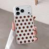 Simple Polka Dots With Small Dots Phone Case For Iphone 17 Air 16 15 14 11 13 12 Pro Max Lightweight Trendy Protective Cover