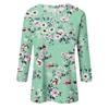 3/4-Ärmel-Shirts für Damen Print Grafik-T-Shirts Blusen Lässig Übergröße Basic Oberteile Pullover