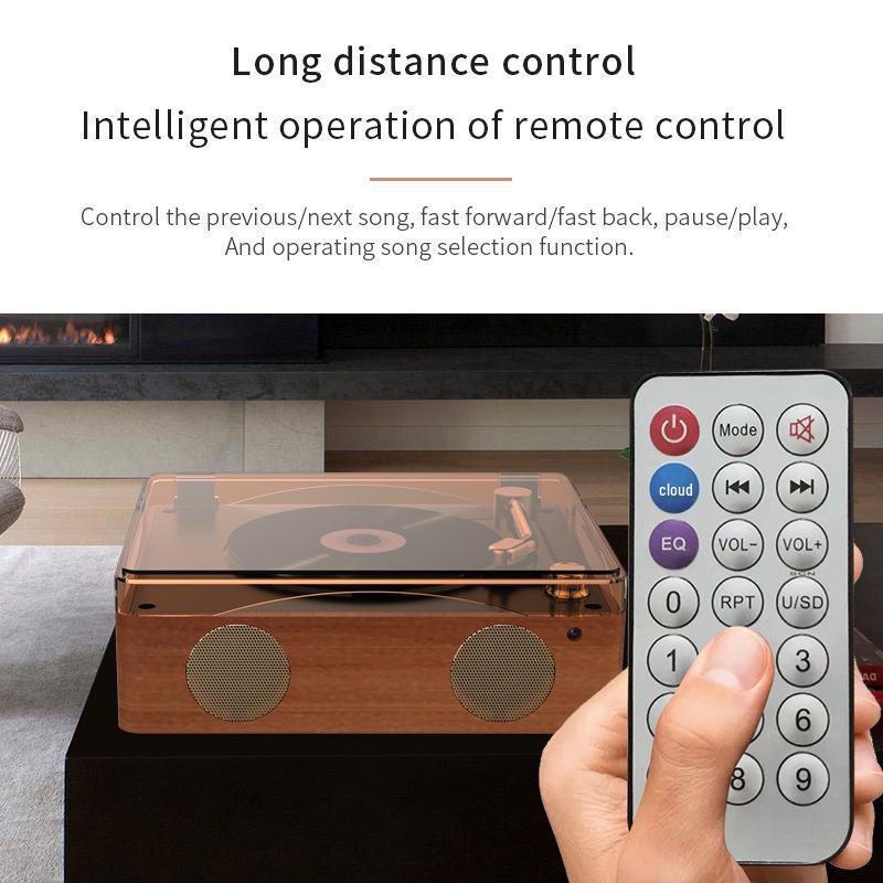 Bluetooth Retro CD Player & Speaker - Portable Home & Birthday Gift