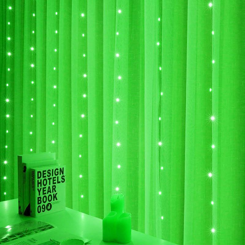 LED 346M USB Curtain Fairy Light String Christmas Decoration Garland Wedding Party Holiday Halloween Xmas Home Bedroom Light
