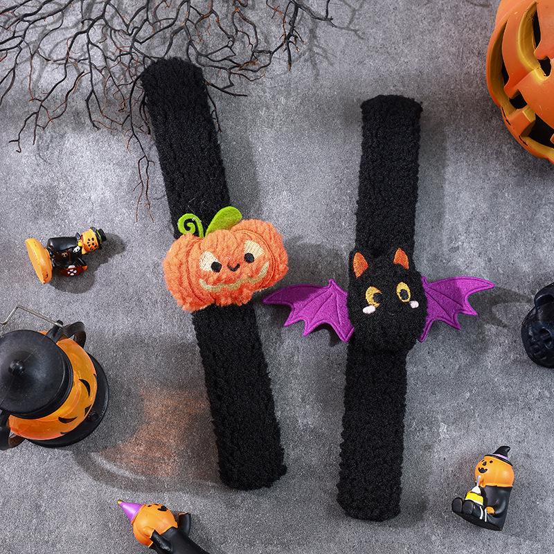 2026 Halloween Pumpkin & Ghost Slap Bracelet - Festive Decoration & Small Gift
