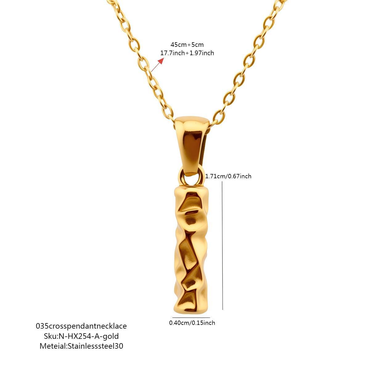 Vietnamese Gold-Tone Water Drop Pendant Necklace: Fashionable, Long-Lasting, Imitation Gold Clavicle Chain Gift.