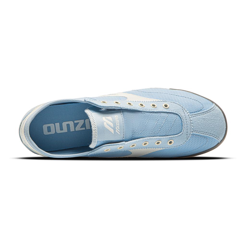 Mizuno LG 60S Slip-On Spring Summer Lightweight Fashion Versatile Easy-On Comfortable Casual Shoes Kids Sneaker Sky-Blue D1GH240217